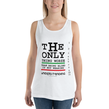 Load image into Gallery viewer, Understanding EyeChat Unisex Jersey Tank
